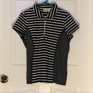 Zenergy Striped Golf Shirt